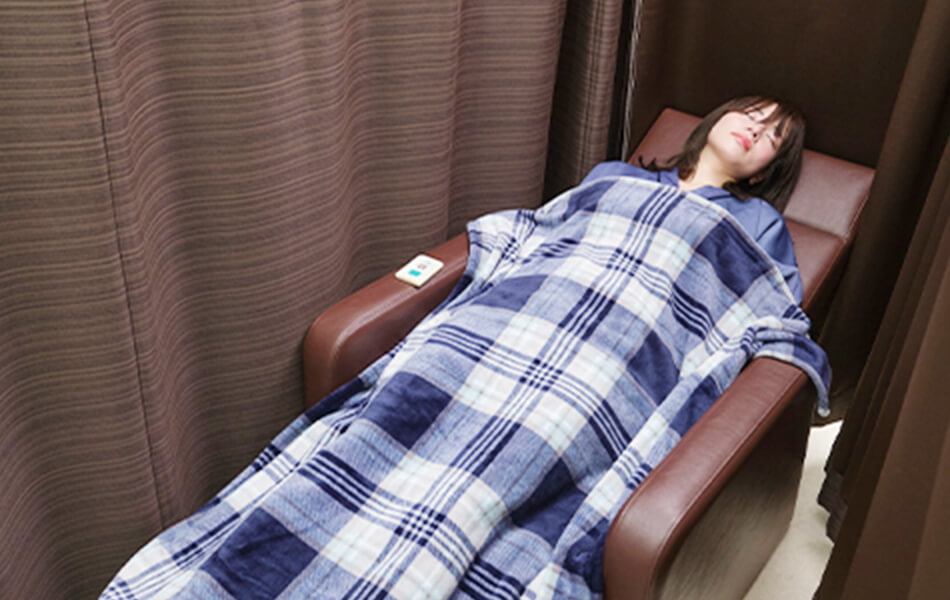 検査後の休憩（鎮静剤使用時）